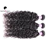 Pure Color 6a Remy Hair Bouncy Curl Human Hair Weaving , Long Lasting for sale