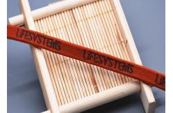 China 6mm Double Sided jacquard elastic tape Custom Logo For Garments supplier
