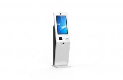China 19 Inch Capacitive Touchable Hotel Check In Kiosk Free Standing supplier