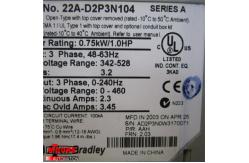 China 22A-D2P3N104  22AD2P3N104  Allen Bradley  AB PowerFlex 4 AC Drive supplier