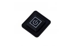 China Laser Carving Silicone Keypad Button Backlit Rubber Electronic Button supplier