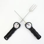 Instant Read Trident Digital Meat Thermometer Fork , Barbecue Tool Set Light Weight for sale