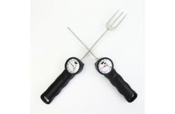 China Instant Read Trident Digital Meat Thermometer Fork , Barbecue Tool Set Light Weight supplier
