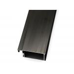 6000 Series Extrusion Anodized Aluminum Profiles Bronze Black Window Aluminium Frame Section for sale