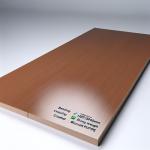 1220x2440mm Wooden Aluminum Composite Panel with PVDF/PE Coating for sale