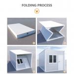 Flatpack Collapsible Foldable Modular Homes Container Thermal Insulation