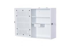 China Metal Empty Wall Mount First Aid Kit Box Medical Wall Box supplier