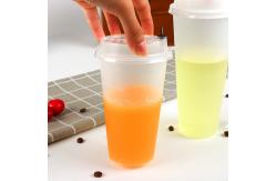 China PET Boba Cups And Lids 32 Oz Plastic Cups With Lids Sample Freely supplier