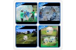 China Customized Transprent Inflatable Zorbing Ball , Used Grass Zorb For Adult supplier