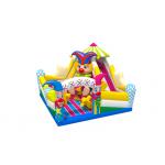 Clown Themed  6x6x4.9m Inflatable Combos Commercial Inflatable Bouncer For Children for sale
