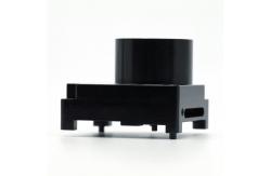 China Turned Cnc Machined Aluminum Parts High Shiny And Matte Black Oxidation Anodized supplier