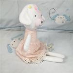 OAINI ODM OEM Custom Toddlers Stuffed Elephant Rattle Cotton Plush Toy