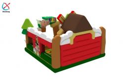 China Outdoor Inflatable Bouncy House With Slide Farm Inflatable Castle For Kids supplier