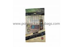 China Printed Resealable Aluminum Foil Cigar Wrap Bag With Zipper supplier