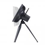 USB Rechargeable 8 Portable Camping Fan With LED Light Timing for sale