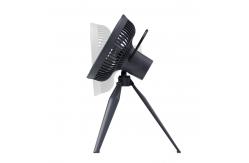 China USB Rechargeable 8 Portable Camping Fan With LED Light Timing supplier