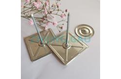 China Rock Wool 50mm Tape Base Self Stick Pins Fixing Aluminum supplier