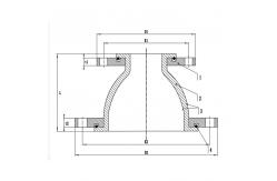 China Chemical Pipeline Concentric Reducer Rubber Expansion Joint  With Different Paths High-temperature Resistant supplier