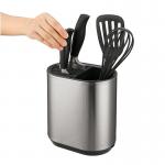 Stainless Steel Kitchen Sink Organiser Rack With Fluid Pump And Sponge Holder