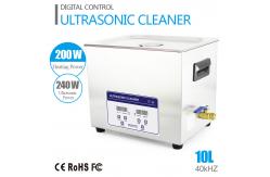 China 10L 240W JP - 040S SUS Ultra Sonic Cleaner With Digital Timer / Heater supplier