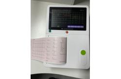 China Portable 7 Inch Touch Screen 12 Lead 3 Channel Ecg Machine supplier