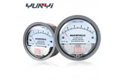 China 4 Dial Differential Micro Pressure Gauge Manometer Anti Vibration supplier