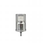 0.12ML Perfume Fine Mist Sprayer 20/410 Double Wall Silver Metallized Cap for sale