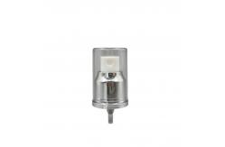 China 0.12ML Perfume Fine Mist Sprayer 20/410 Double Wall Silver Metallized Cap supplier