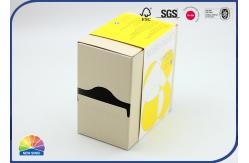 China F Flute Corrugated Paper Box With Silver Foiling Sleeve Package supplier