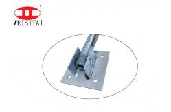 China Steel Galvanized Hollow Or Solid Swivel Scaffolding Jack Base supplier