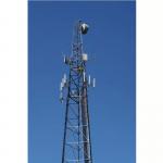 Hot Dip Galvanized Tubular Steel Tower 30m 60m Gsm Communication Telecom for sale