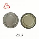 D59mm White And Clear Food Can Cap 200# Heat Resist Metal Can Cover for sale