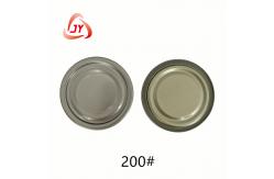 China D59mm White And Clear Food Can Cap 200# Heat Resist Metal Can Cover supplier