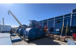 China F1600 Model Mud Pump Unit With Motor Drive 3000 Psi Rated Pressure supplier