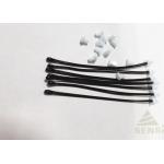 Pearl Shaped Precision NTC Thermistor , NTC Electronic Component Epoxy Coated