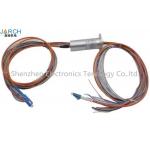 1 Channel MM  fiber optic electro optical slip ring with 12 circuits 2A for sale