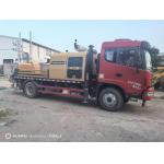 Used Mini Concrete Line Pump Truck Cement Transfer Pump with 2 Boom Sections