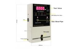 China Black / White Custom Coin Operated Breathalyzer Machines For Bar Public supplier