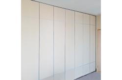 China Modern Hotel Sliding Acoustic Partition Wall Melamine Surface Hanging System supplier