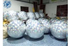 China Airtight Double Layer Disco 8m Inflatable Chrome Ball supplier