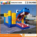 Custom Shark Inflatable Bouncers Inflatable Jumping Castle With 6m x 4m x 3m for sale