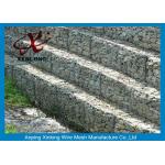 Galvanized Galfan Hexagonal gabion box Reinforcing the Rive Bank for sale