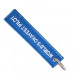 Humorous Pilot Design Keychains for Events - Custom Embroidered Souvenirs with Multi-Color & Logo Options / Promotional Gifts for sale
