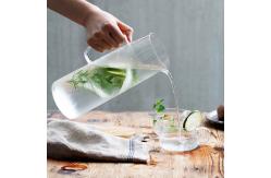 China 1L Transparent Glass Heat Resistant Beverage Juice Cold Kettle Kitchen Tools supplier