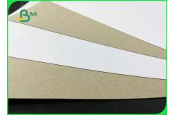 China Great Stiffiness One Side Coated White Lined Grey Board Recycled Pulp supplier