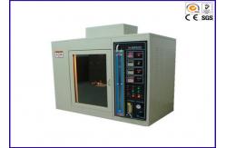 China Plastic Materials UL 94 Test Equipment , Horizontal / Vertical Flammability Tester supplier