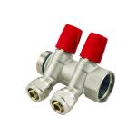 OEM Factory 2-6ways Customized Size Brass Pex Manifold For Water Floor Heating Parts Media Floor Heater for sale