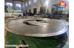 China ASTM A182 Stainless Steel Baffle And Tubesheet For Heat Exchanger supplier