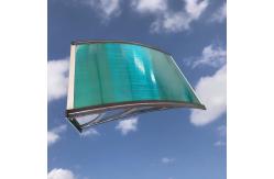 China Customize Plastic Bracket DIY PC Canopy Kit With Hollow Polycarbonate Sheets Weather Resistant supplier