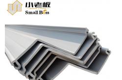 China Extrusion Vinyl PVC Sheet Pile Uvioresistant Customized Z Type Cut Off supplier
